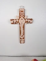 Handcrafted Wall Crucifix Made in Michoacan - Image 3