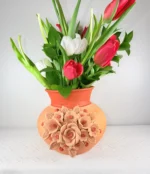 Handmade Atzompa Oaxaca Clay Vase - Image 2