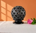 Handmade Black Clay Luminaria Candleholder