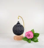 Handmade Black Clay Mexican Christmas Ornament - Image 2