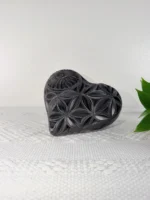 Handmade Black Clay Wall Decor - Image 3