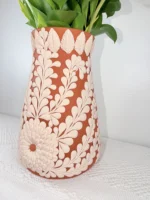 Handmade Clay Michoacan Vase - Image 4