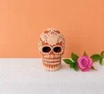 Handmade Clay Skull for Dia de Muertos
