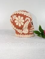 Handmade Clay Skull for Dia de Muertos - Image 5