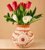 Handmade Clay Terracota Vase from Michoacan
