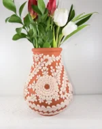 Handmade Clay Vase from Capula Michoacan - Image 2