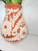 Handmade Clay Vase from Capula Michoacan - Image 4