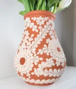 Handmade Clay Vase from Capula Michoacan - Image 5