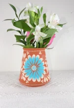 Handmade Clay Vase from Michoacan - Image 3