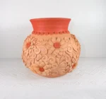 Handmade Clay Vase from Oaxaca Mexico - Image 2