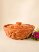 Handmade Natural Clay Tortilla Warmer