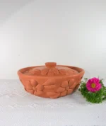 Handmade Natural Clay Tortilla Warmer - Image 2