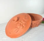 Handmade Natural Clay Tortilla Warmer - Image 4