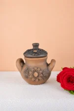 Handmade Oaxaca Canister Clay Bowl