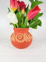 Handmade Oaxaca Clay Vase - Image 2