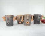Handmade Smoked Clay Tequila Shots - Image 3