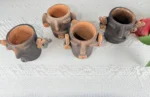 Handmade Smoked Clay Tequila Shots - Image 4