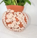 Handmade Vase with Butterfly from Michoacan - Image 3