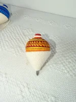 Hand-Painted & Hand-Carved Mexican Trompo | Traditional Wooden Toy from Oaxaca - Image 2
