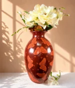 Large Polished Butterfly Vase from Michoacan