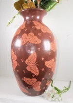 Large Polished Butterfly Vase from Michoacan - Image 3
