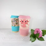 Mexican Ceramic Tumbler with Lid - Image 5