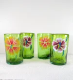 Mexican HandBlown Glass Pitcher Set 2 - Image 3