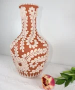 Michoacan Clay Vase Handmade Pottery - Image 4