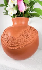Michoacan Clay Vase from Huancito - Image 3