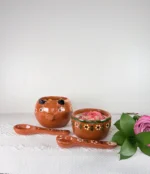 Michoacan Piggie Clay Candle - Image 2