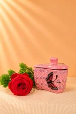 Michoacan Pink Clay Capula Jewerly Box