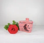 Michoacan Pink Clay Capula Jewerly Box - Image 2