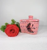 Michoacan Pink Clay Capula Jewerly Box - Image 3
