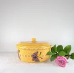 Michoacan Tortillero with Lid from Capula Mexico - Image 2