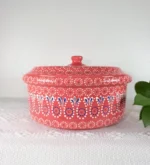 Michoacan Traditional Clay Tortillero with lid - Image 3