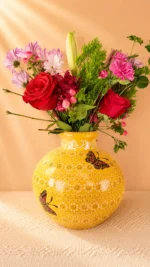 Monarch Butterfly Capula Michoacan Vase