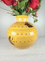 Monarch Butterfly Capula Michoacan Vase - Image 3
