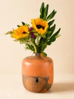 Natural Clay Vase from Oaxaca