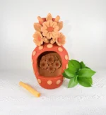Oaxaca Clay Chimney Embroidered Clay Pottery - Image 2