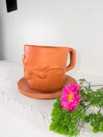 Oaxaca Clay Dinnerware Mug and Saucer - Image 4
