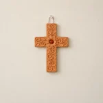 Oaxaca Clay Handmade Wall Hanging Cross