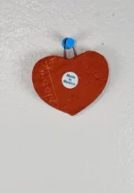 Oaxaca Clay Hanging Wall Heart - Image 2