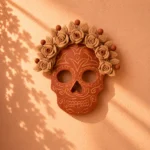 Oaxaca Clay Skull Wall Decor