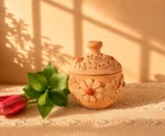 Oaxaca Clay Sugar Bowl Canister