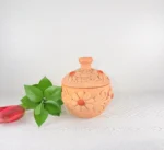 Oaxaca Clay Sugar Bowl Canister - Image 2