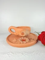 Oaxaca Dinnerware Set Mug and Saucer - Image 2
