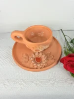 Oaxaca Dinnerware Set Mug and Saucer - Image 3
