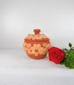 Oaxaca Embroidered Clay Canister - Image 2