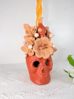 Oaxaca Filigrana Clay Candleholder - Image 3