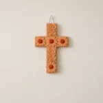 Oaxaca Handmade  Clay Wall Cross Crucifix